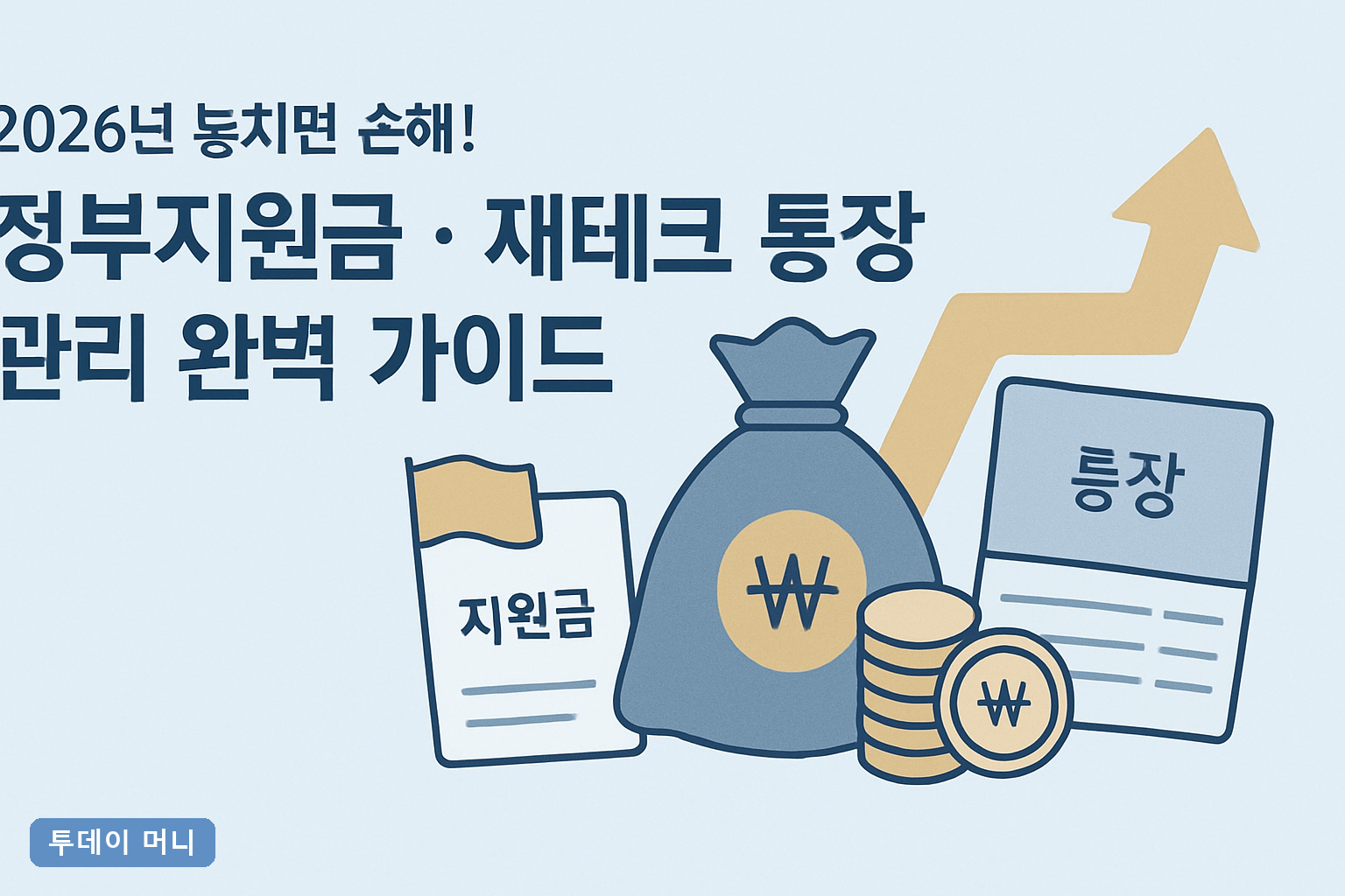 2026년 놓치면 손해! 정부지원금·재테크 통장 관리 완벽 가이드