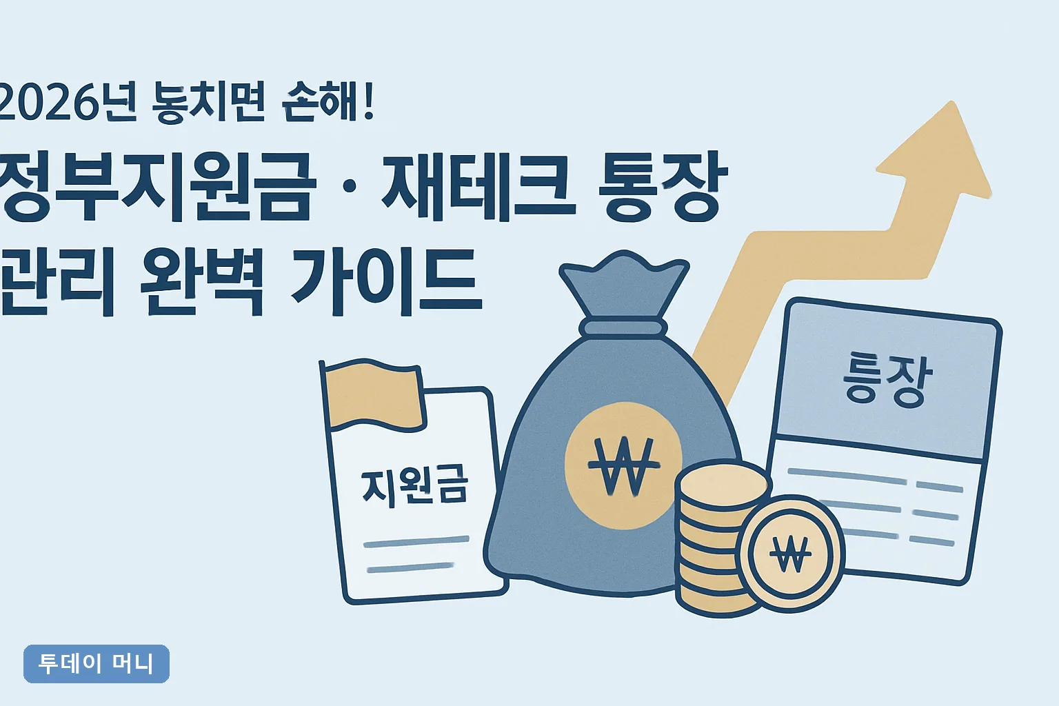 2026년 놓치면 손해! 정부지원금·재테크 통장 관리 완벽 가이드