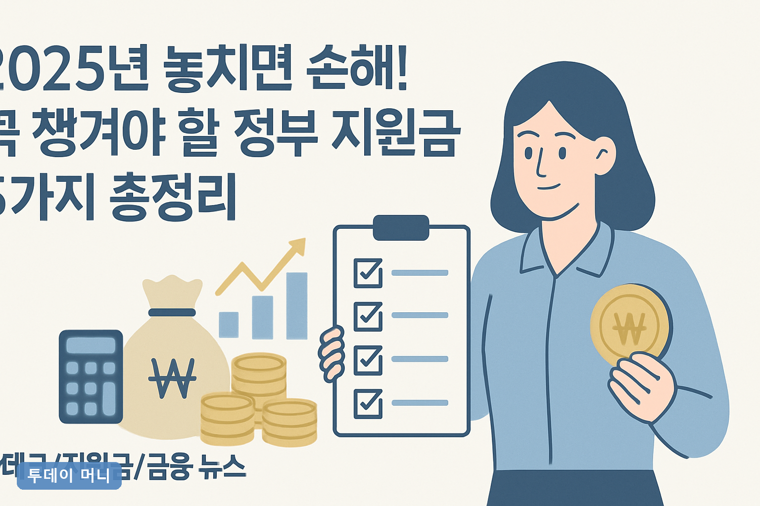2025년 놓치면 손해! 꼭 챙겨야 할 정부 지원금 5가지 총정리