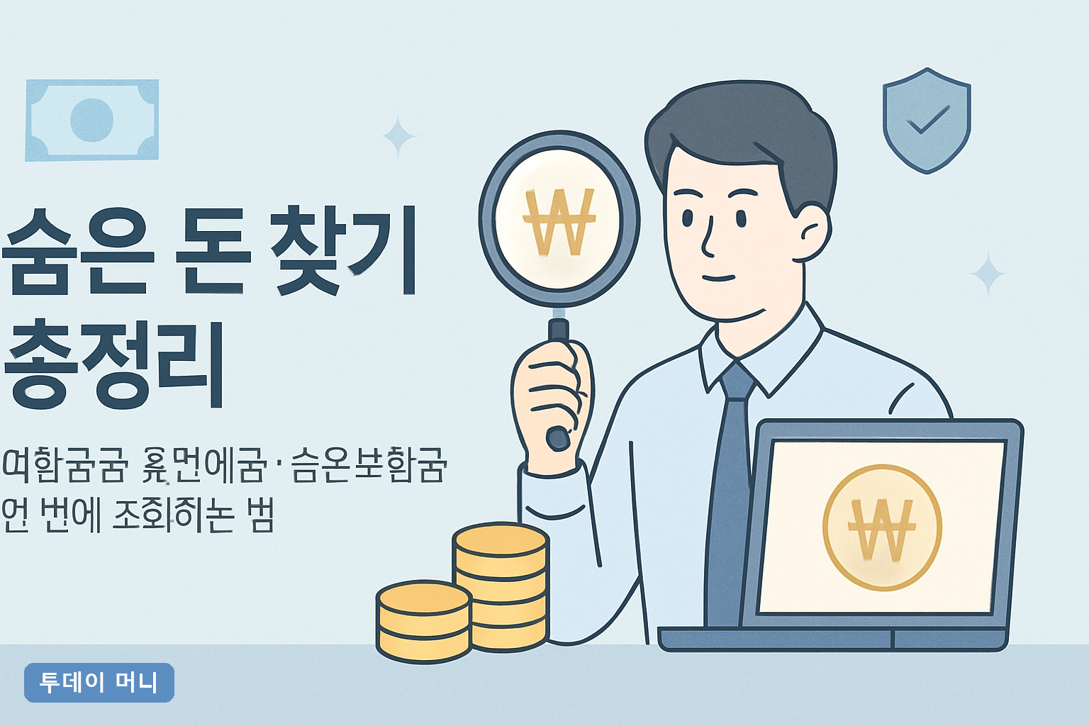 숨은 돈 찾기 총정리｜미환급금·휴면예금·숨은보험금 한 번에 조회하는 법