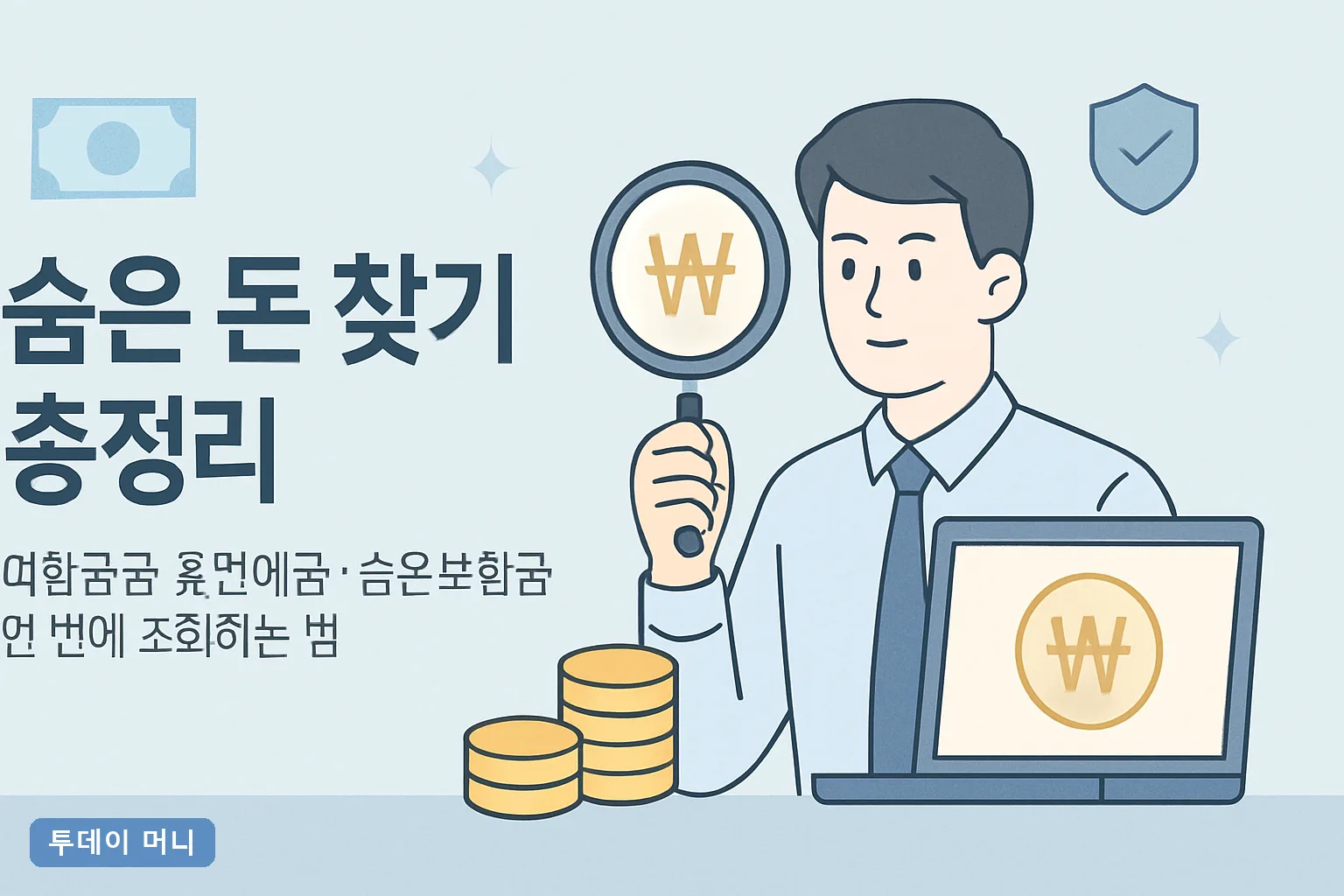 숨은 돈 찾기 총정리｜미환급금·휴면예금·숨은보험금 한 번에 조회하는 법