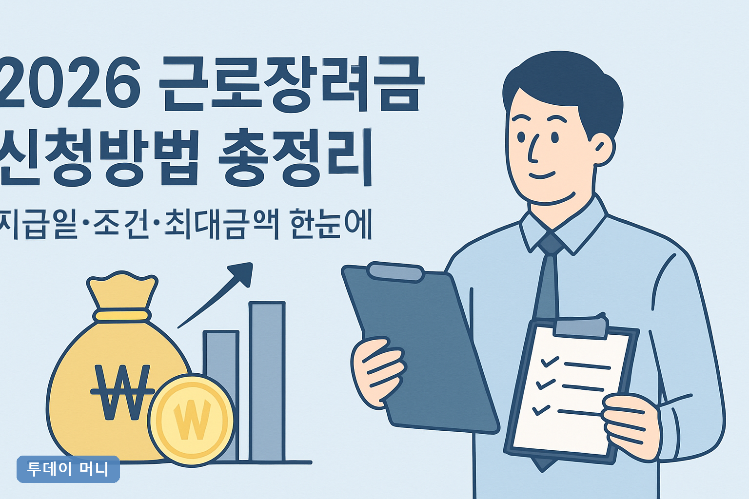 2026 근로장려금 신청방법 총정리|지급일·조건·최대금액 한눈에