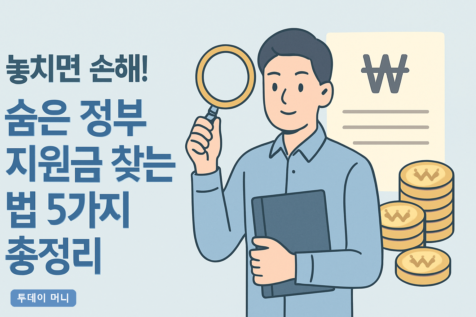 놓치면 손해! 숨은 정부지원금 찾는 법 5가지 총정리