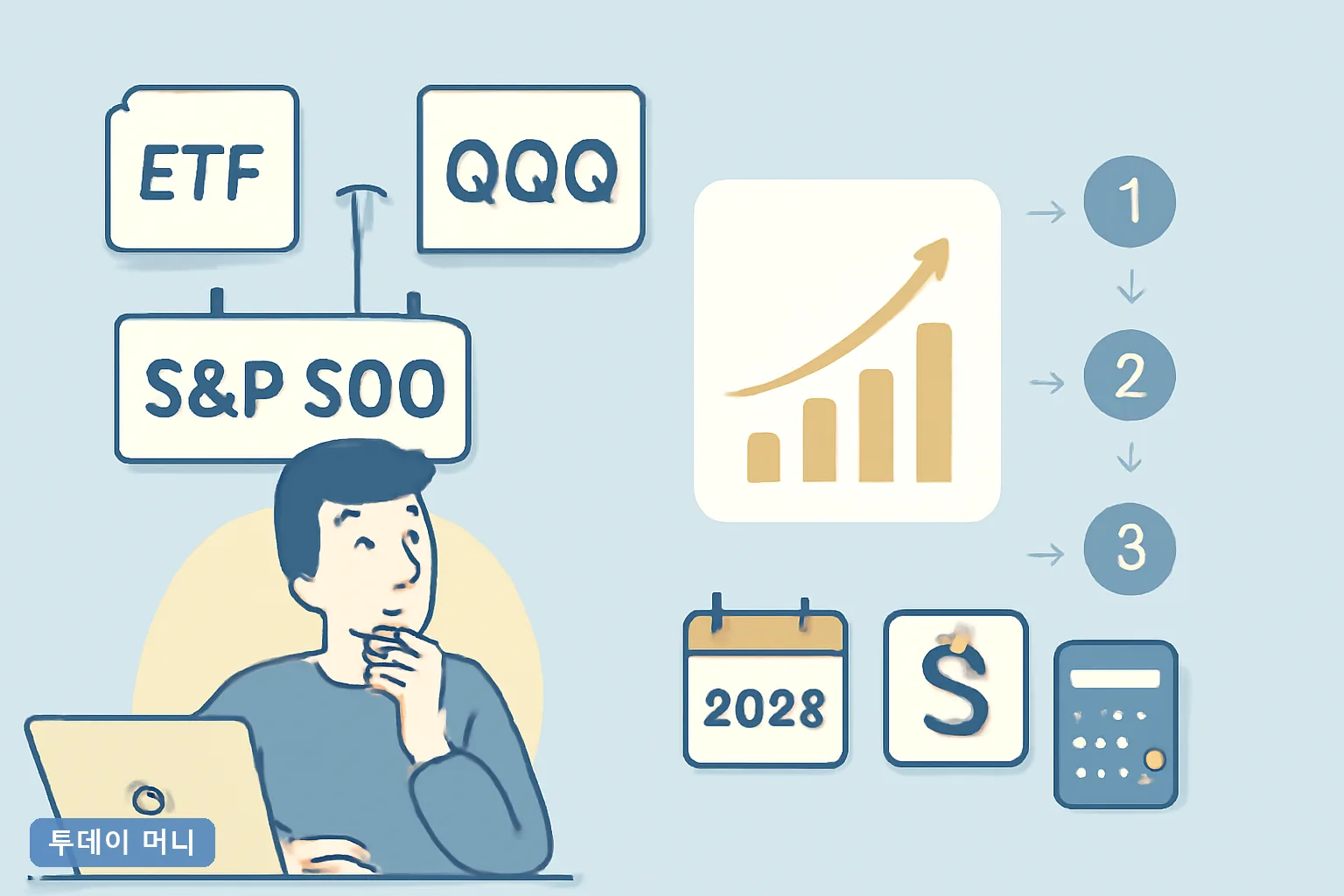 미국 ETF S&P500 QQQ 나스닥 차이 초보자 어디서 시작할지 2026년 수수료 세금 비교 3단계